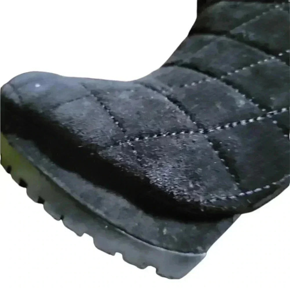 Rocket Dog Black Suede Woman's Shoes sz 8M Platform Sole 4" Heels - Picture 3 of 10